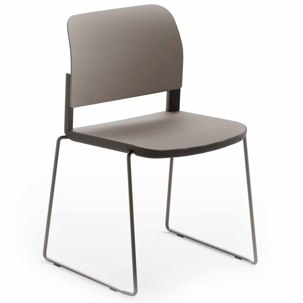Pledge Ciao Stacking Sled Frame Chair