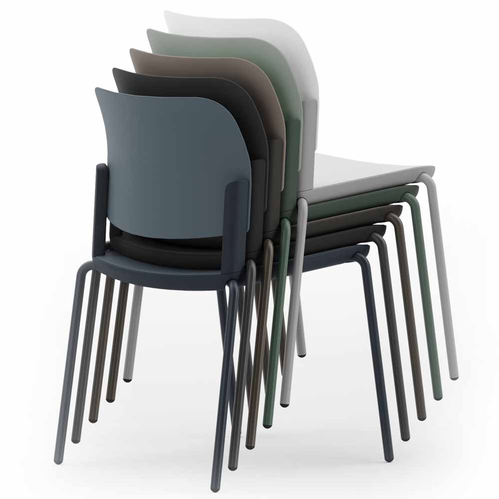Stacked Pledge Ciao 4 Leg Chairs