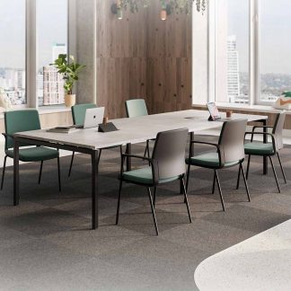 Goalpost Meeting Table with 40mm Square Tube Frame