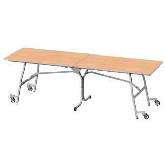 Gopak GoRoll Mobile Folding Dining Table with Beech Top